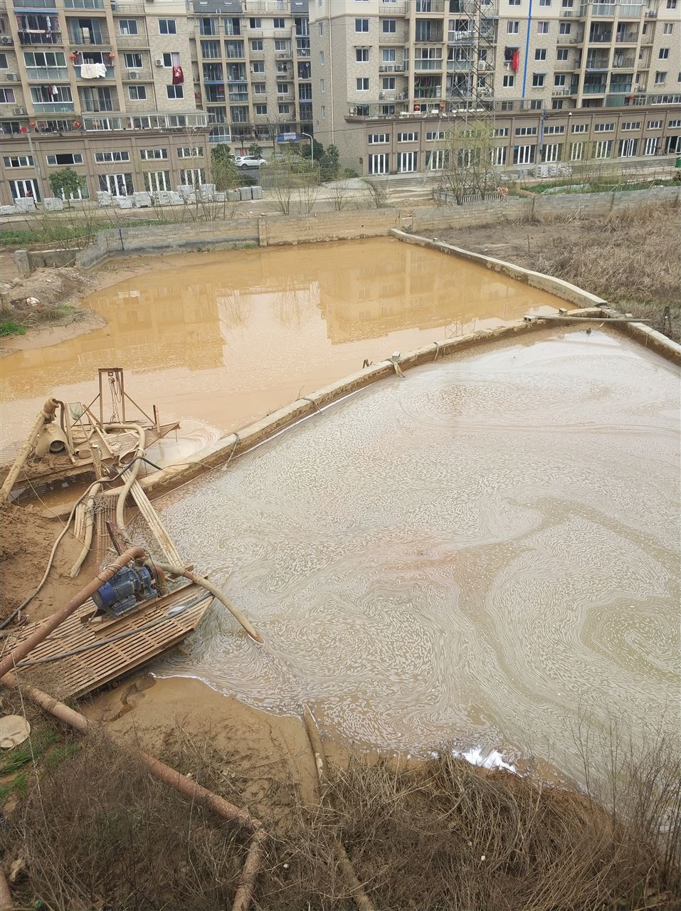 陕西沉淀池淤泥清理-厂区废水池淤泥清淤